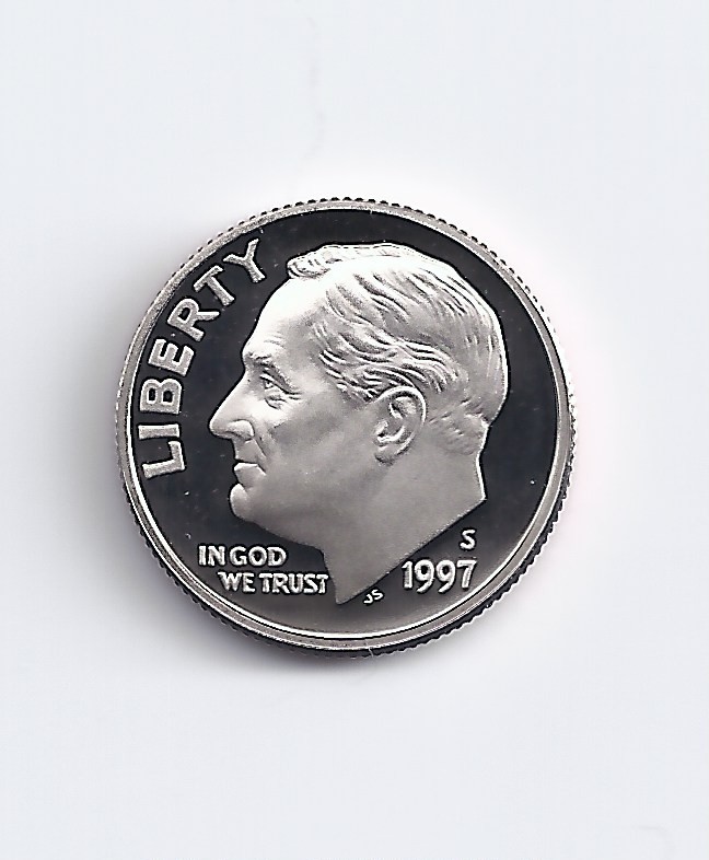 1997-S  PROOF DIME