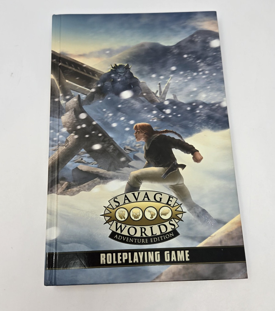 Savage Worlds Adv RPG: Core/ World Builder & GM Guide/ Screen/Adv & Power Deck+