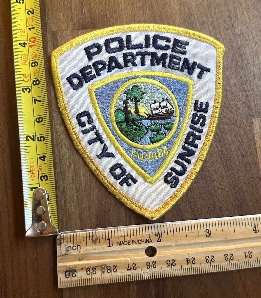 SUNRISE FLORIDA FL POLICE PATCH