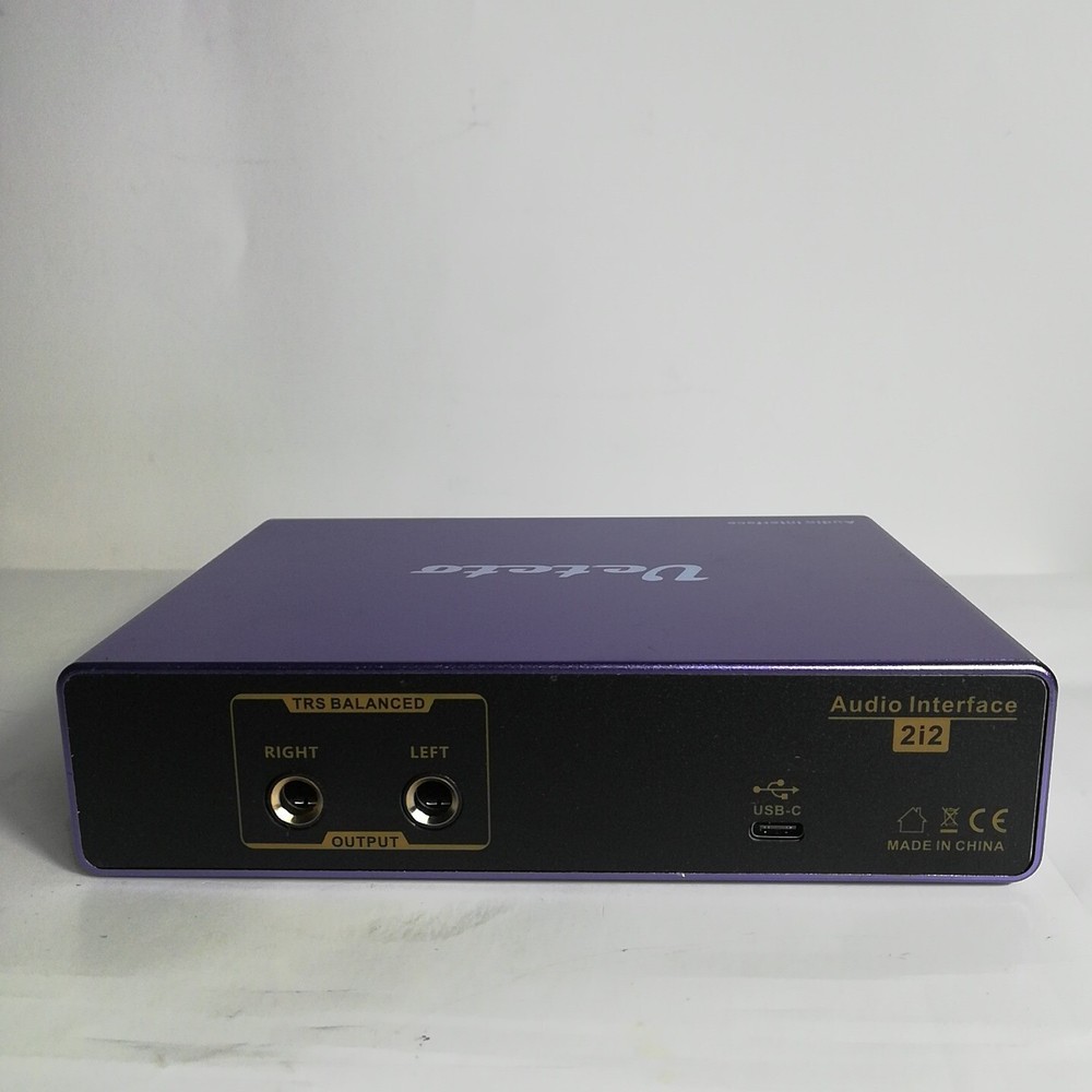 2i2 USB Audio Interface Universal Audio Interface PC MAC/Music/Computer NO CABLE