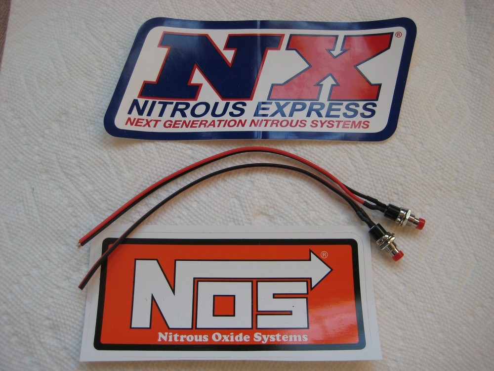 1 MINI NITROUS MOMENTARY PUSH BUTTON SWITCH RED(LINE-LOCK-TRANSBRAKE-PURGE)