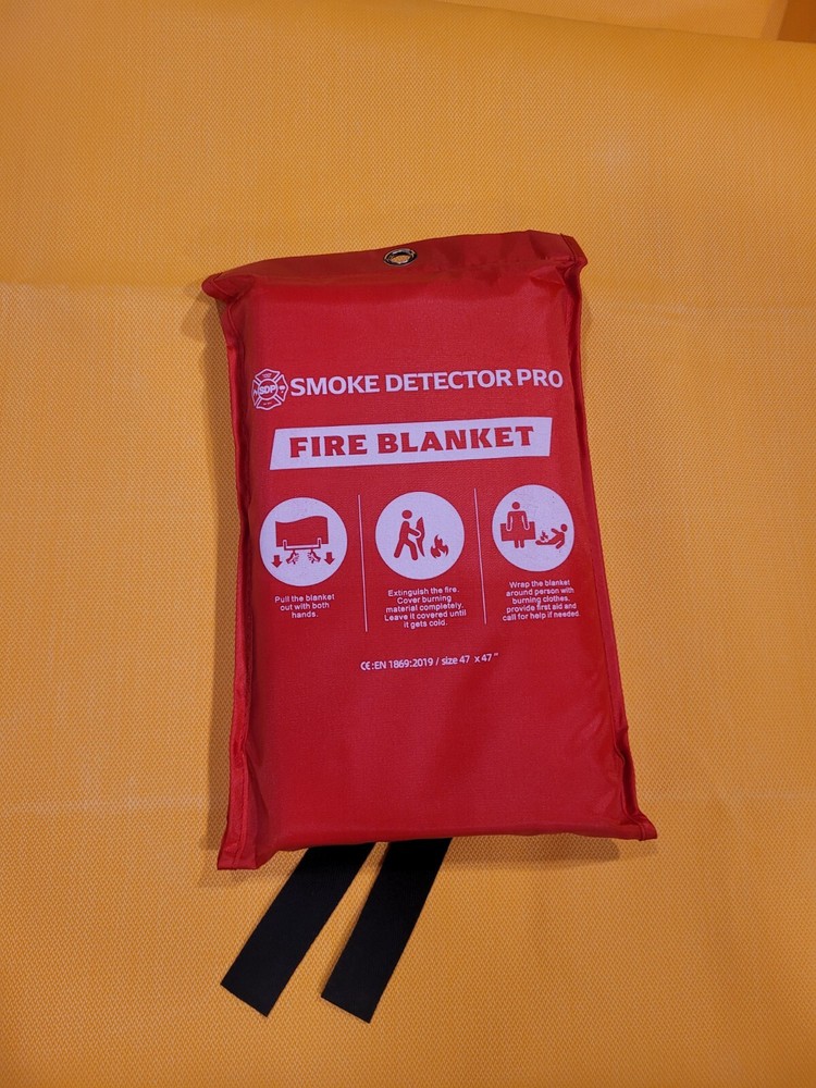 PRO FIRE BLANKET - Firefighter owned Better Design HIGH TEMP SILICONE REUSEABLE