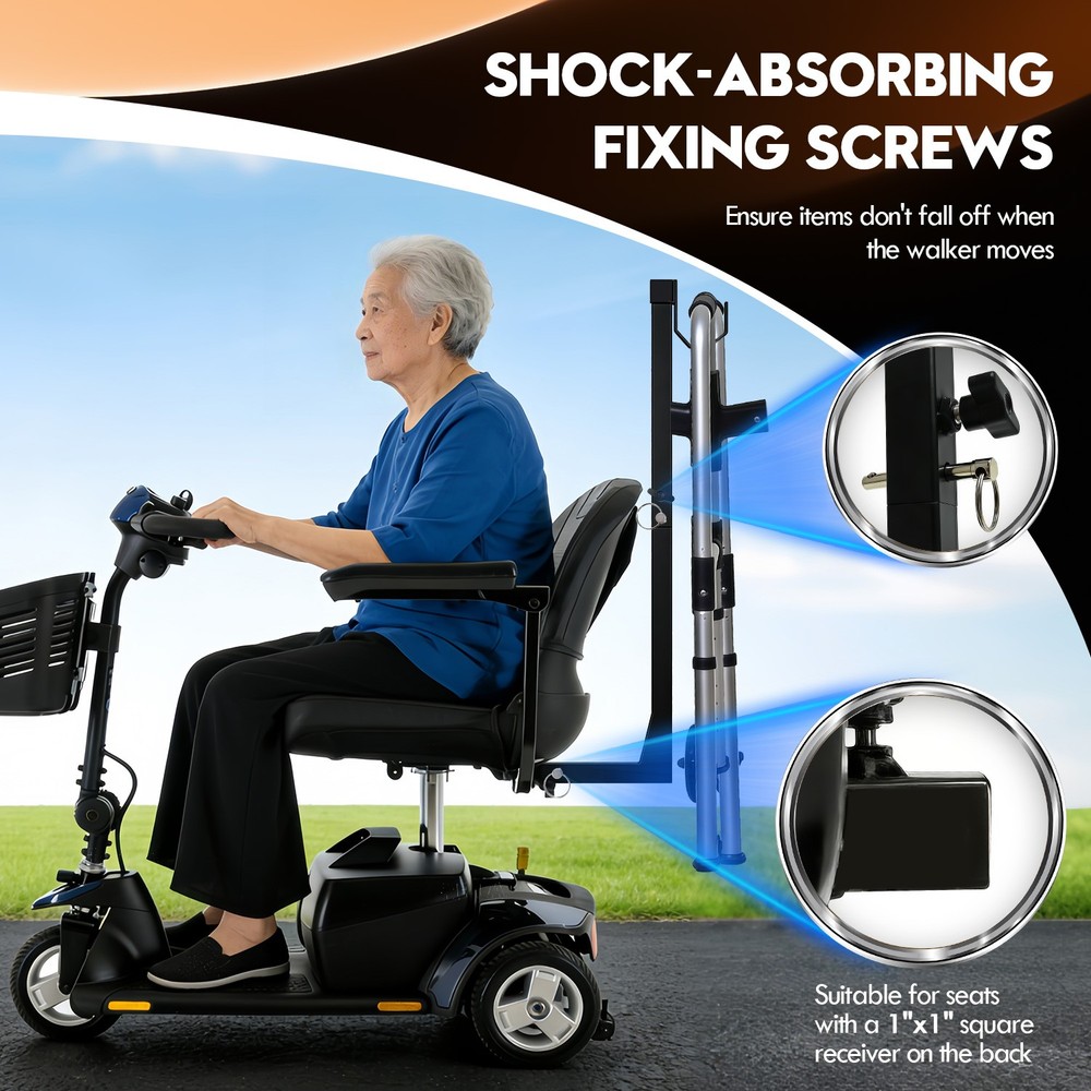 Universal Walker Holder Mobility Scooters,Fit Pride Mobility&Golden Technologies