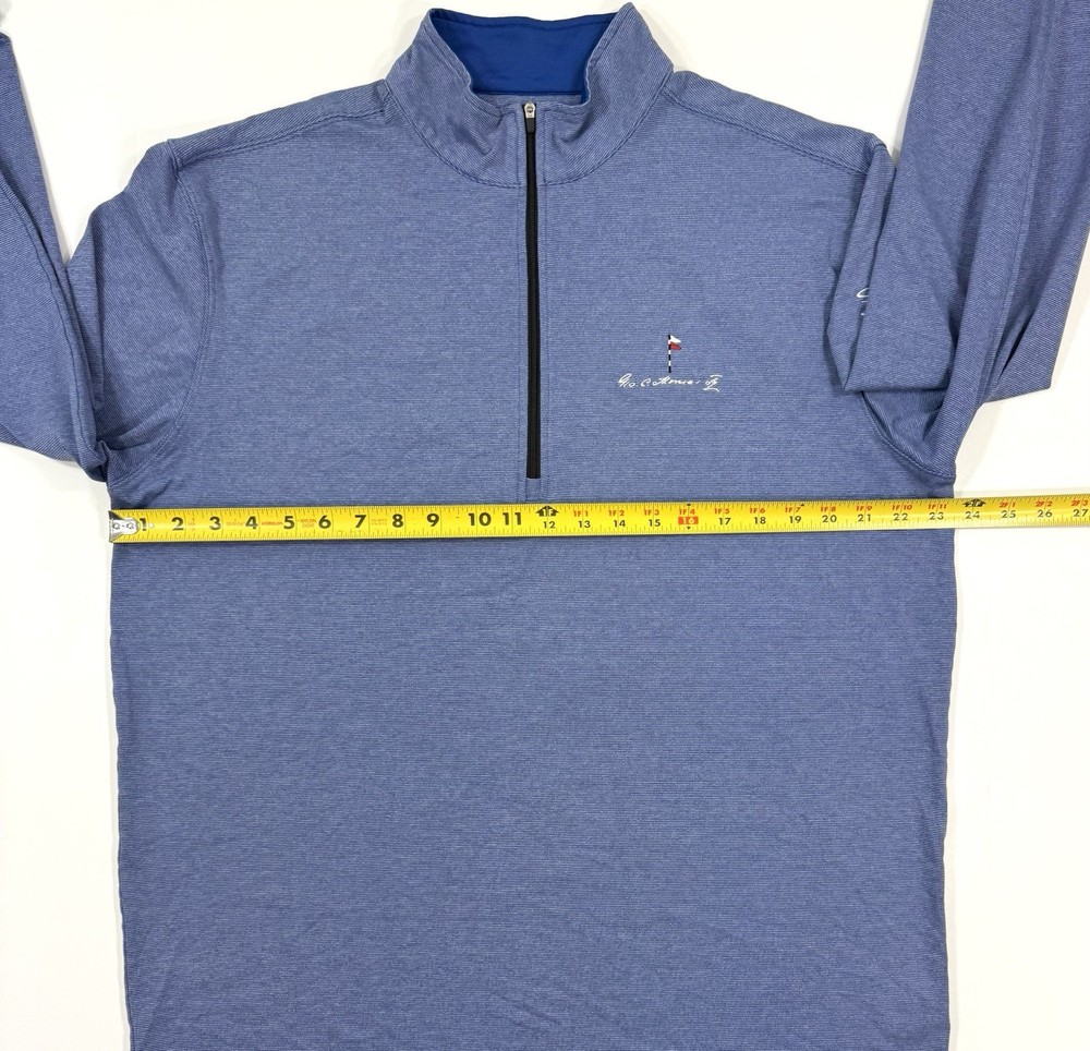 Straight Down Mens 1/4 Zip Pullover George C Thomas Golf Size XL Performance