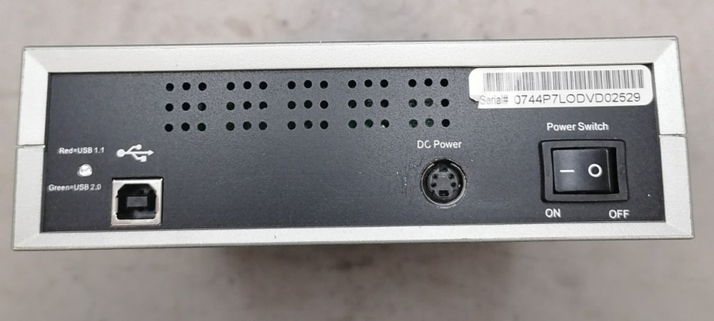 External Memorex Multi Format DVD Recorder With Lightscribe