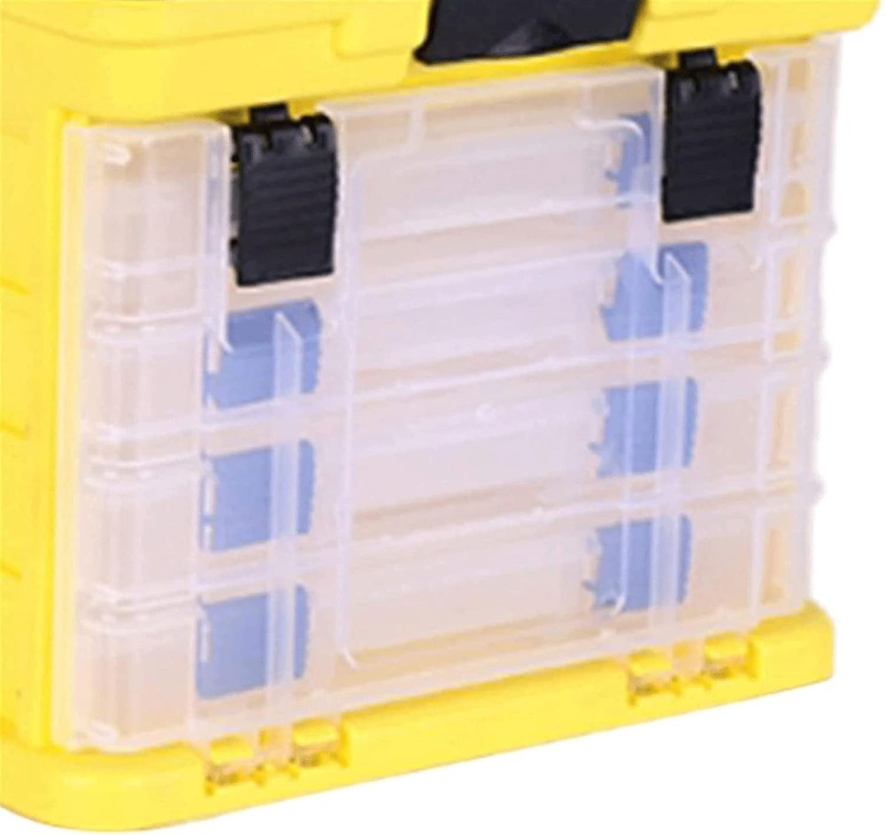 Excellent Tool Kit Tool Box Plastic Transparent Tool Boxes with 4X Storage Trays