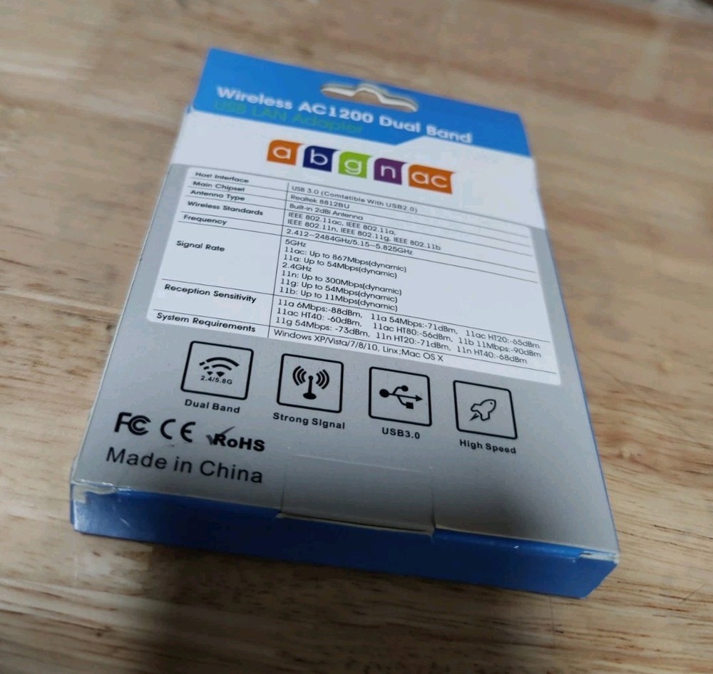 Ac1200 Dual Band USB Wifi Receiver