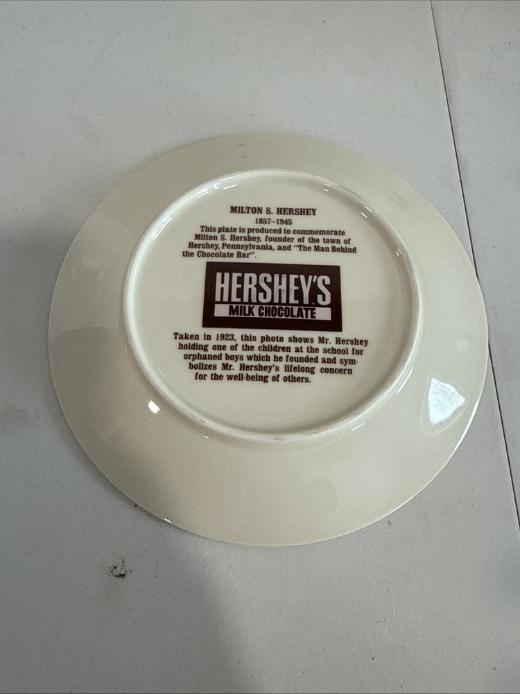 Milton S Hershey Commemorative Plate