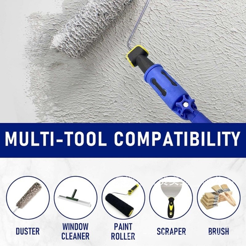 Paint Brush Extender Extension Wand Handle For High Ceiling Wall Coating Tasks