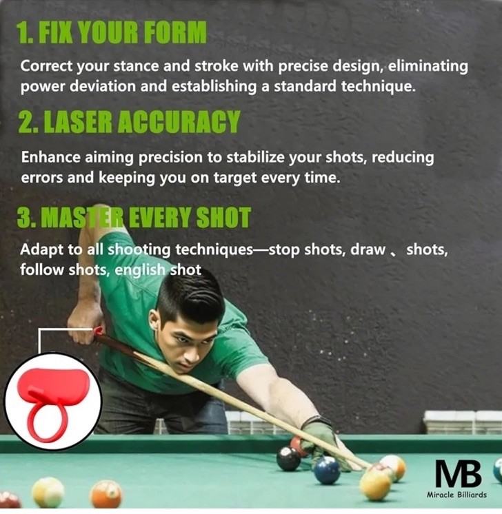 Miracle Billards Magic Ring - Helps Corrects Posture