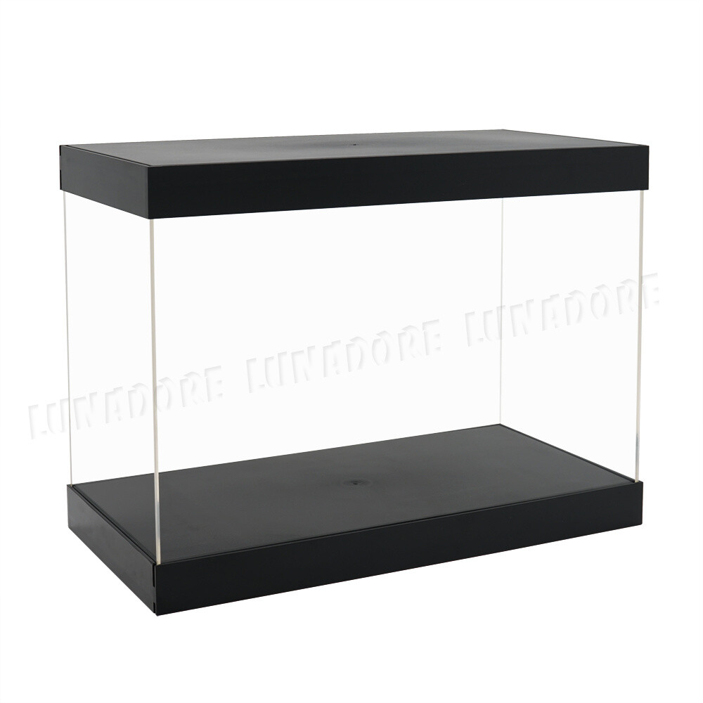 US Large Acrylic Plastic 15" 38cm Display Case Perspex Box Dustproof Protection