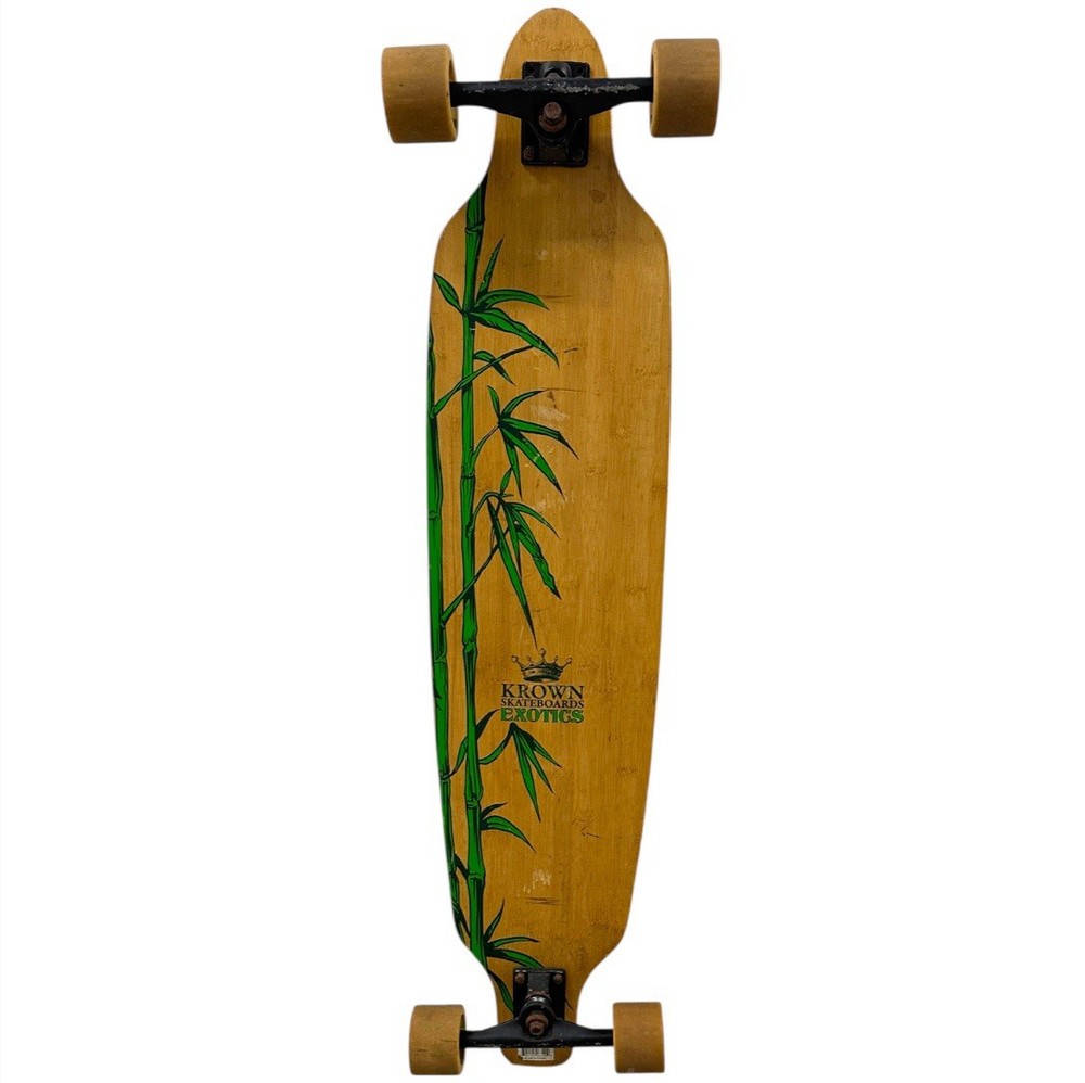 Krown Skateboards Exotic Bamboo Drop-Through 42” Longboard
