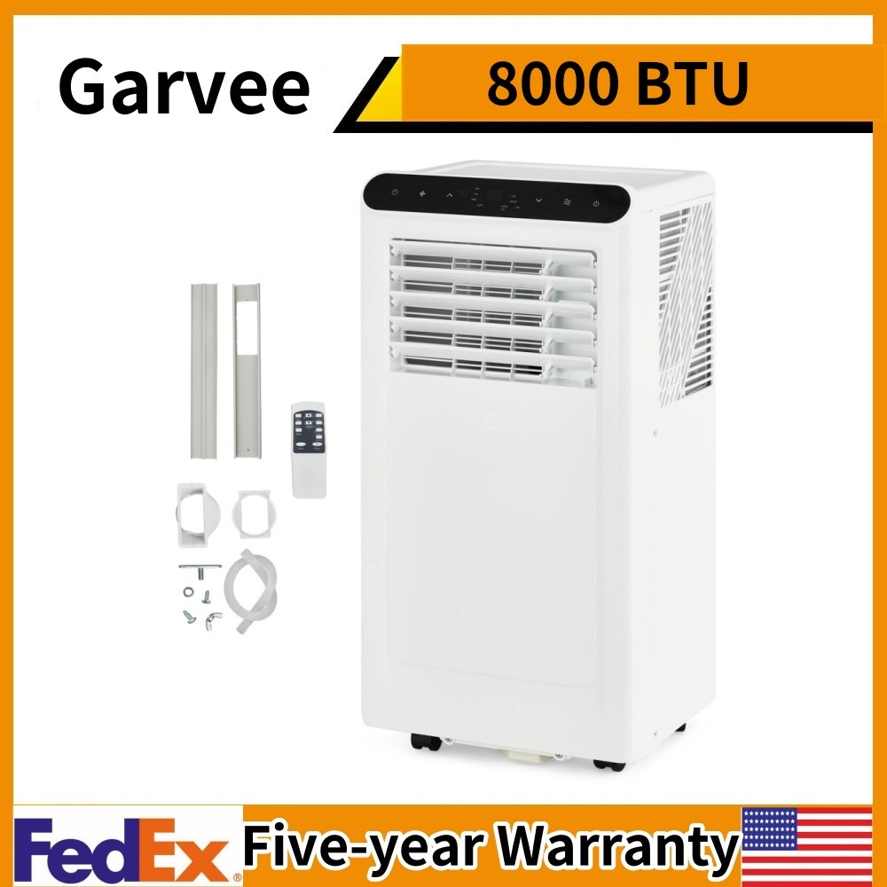 8000 BTU Portable Air Conditioner AC Unit with Remote Control Cool Dehumidifier