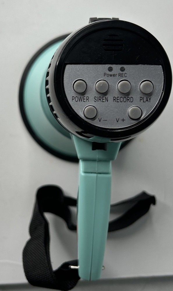 Megaphone Bullhorn Unbranded Blue