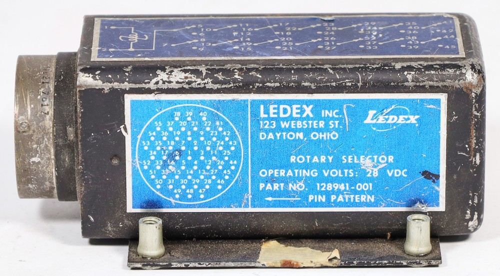 Ledex Rotary Selector, 28VDC, 128941-001