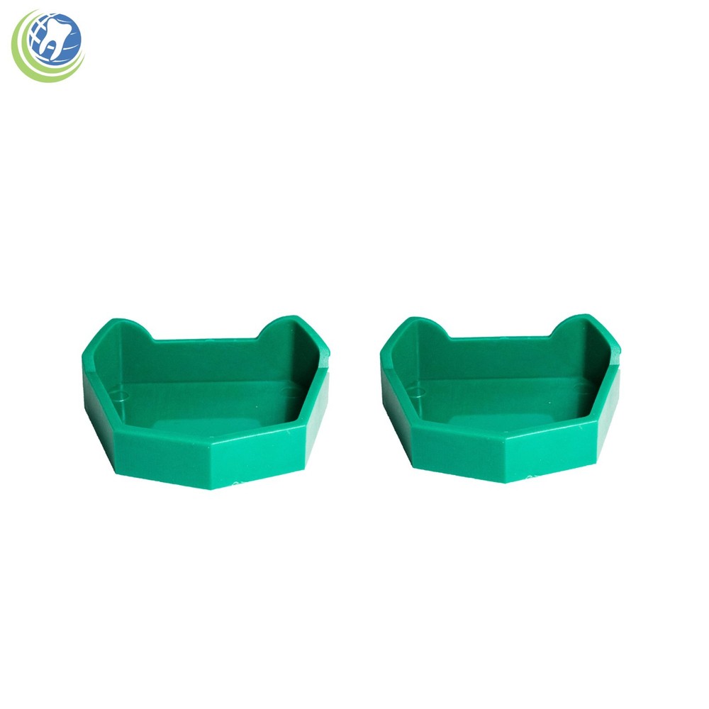 Dental Lab Model Base Former Molds Tray Loading with Notches Color Coded 6/set