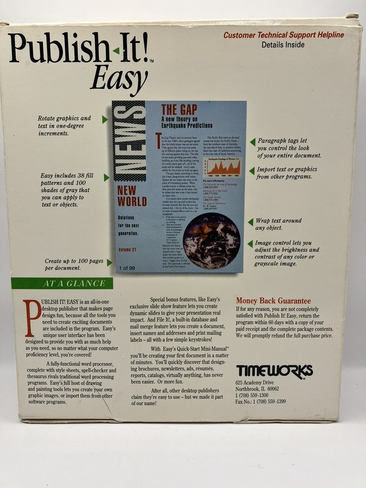 Timeworks Publish It! Easy Version 3.0 for Macintosh MacUser Winner