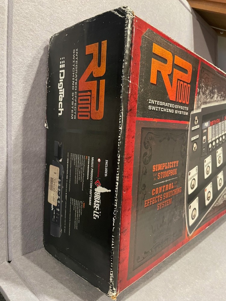 DIGITECH RP1000 MULTI EFFECTS GUITAR PEDAL IN BOX COMPLETE