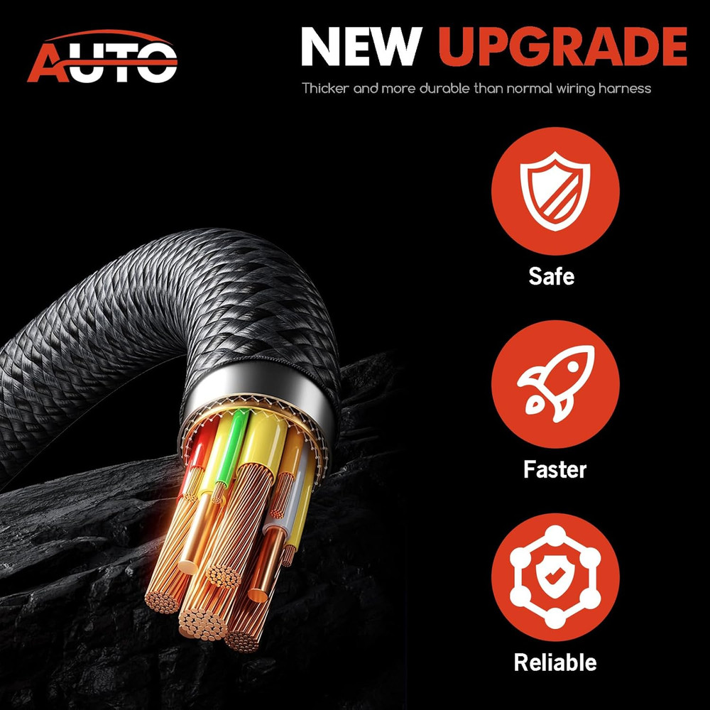 Gen 3 LS Knock Sensor Extension Relocation Harness 41'' Compatible with LS1 LS6