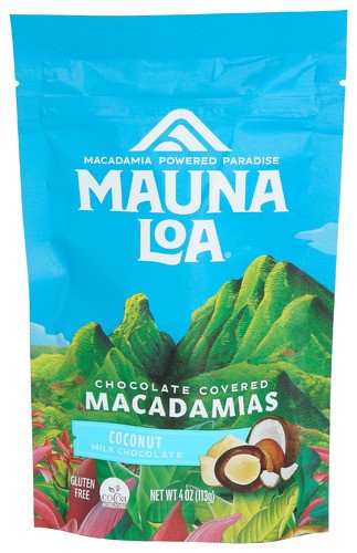 MAUNA LOA MACADAMIAS MLK CHOC COCO 4 OZ