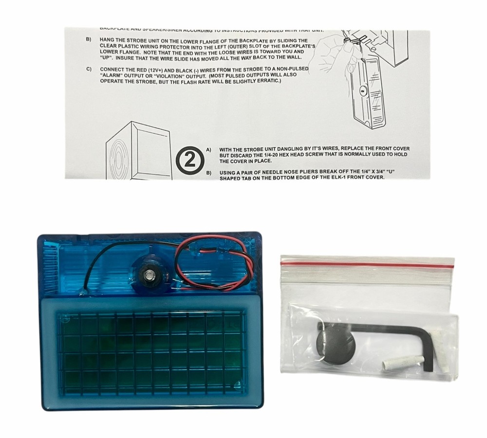 ELK Products Blue Strobe Light ELK-SL1B