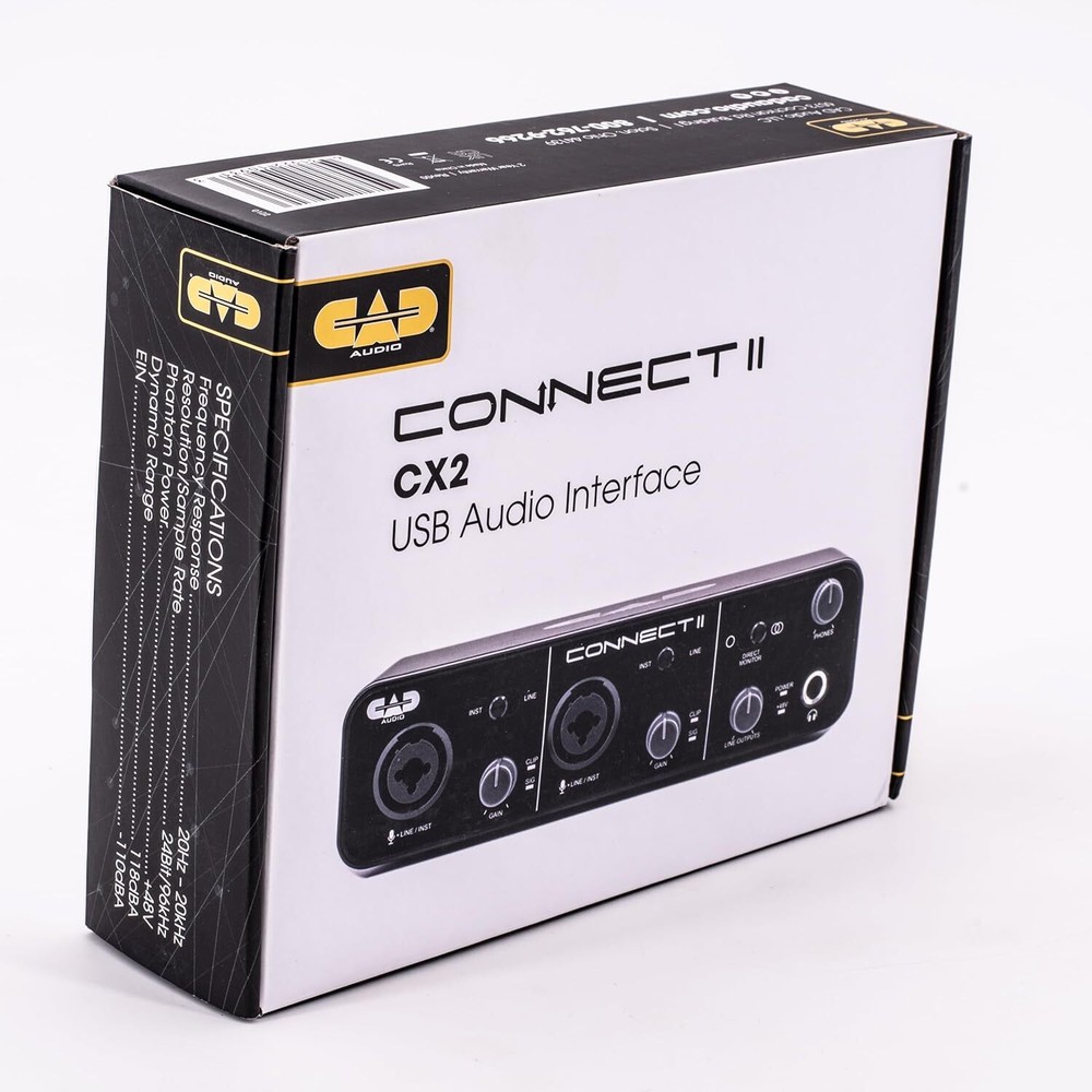 CAD Audio CX2 2x2 USB Interface 24 Bit/96KHz