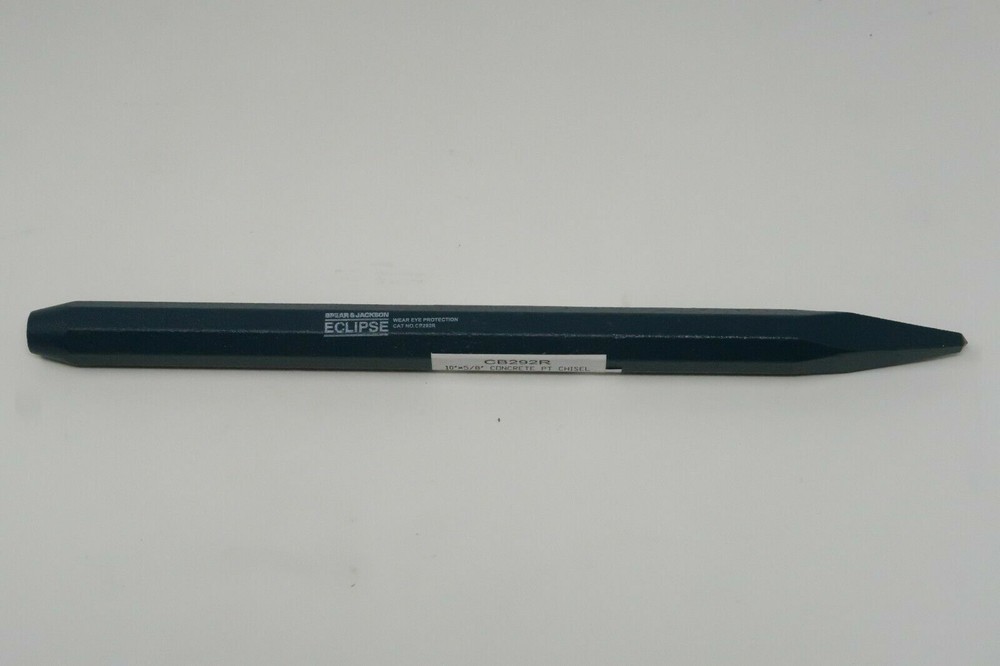 1 pcs ECLIPSE Spear & Jackson CB292R 10" x 5/8" Concrete Point Chisel