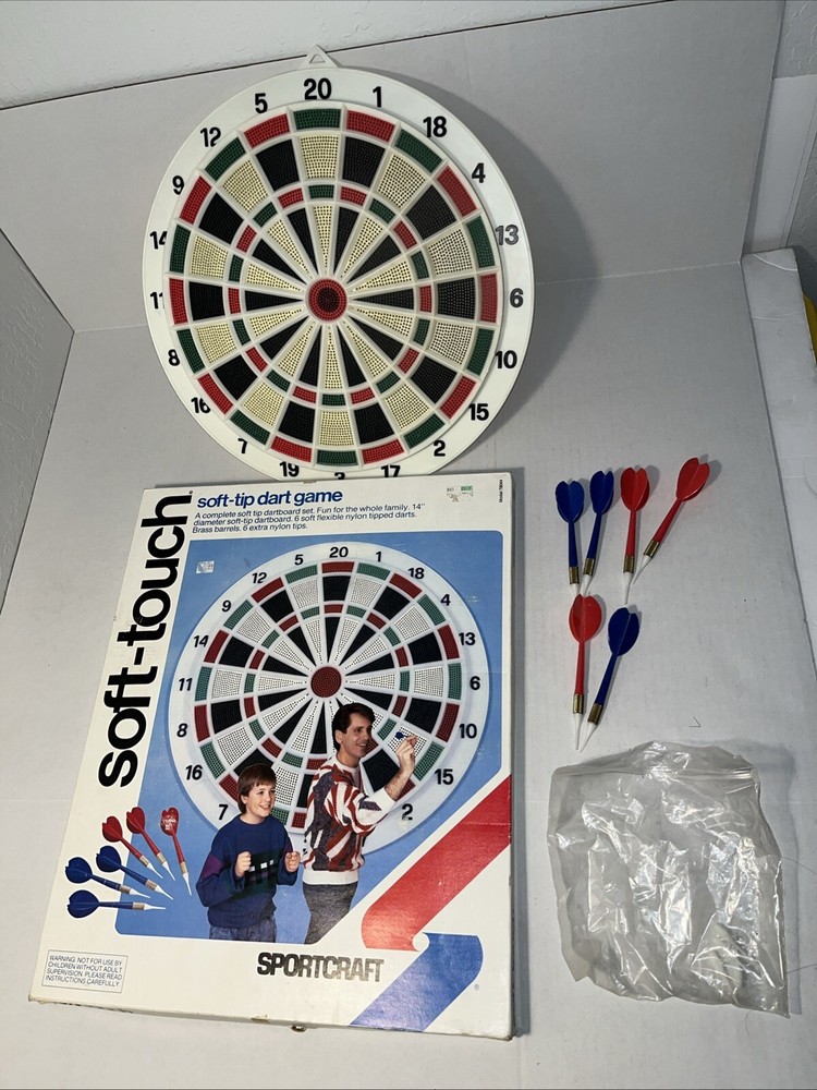 Vintage Sportcraft Soft-Touch Dart Game