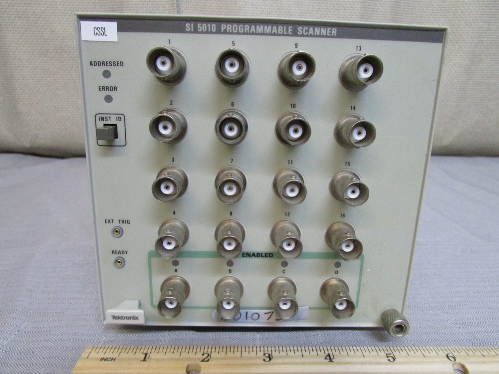 Tektronix Oscilloscope Plugin Module SI-5010 Programmable Scanner s/n B010731