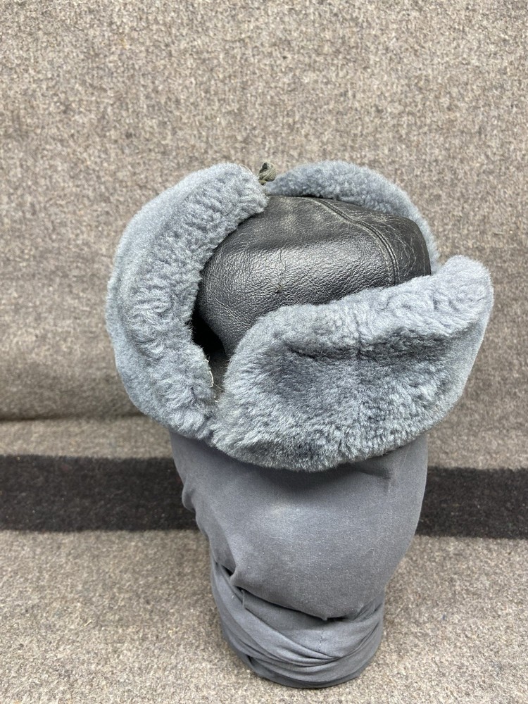 Original VTG Soviet Ushanka AUTHENTIC Cold War winter Hat Size SMALL