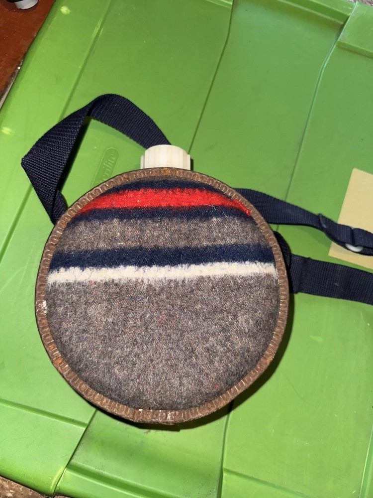 Vintage Wool Cover Canteen