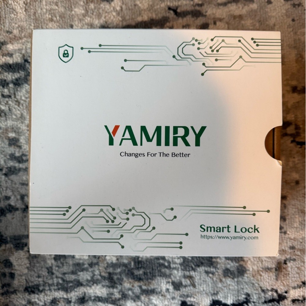 Smart Door Lock with Black Finish and App Control