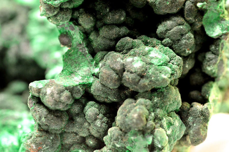 #0118 Malachite - Nice piece - Ball and Hairy Type Malachite!