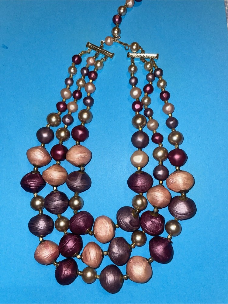 Homemade Necklace With Round Beads