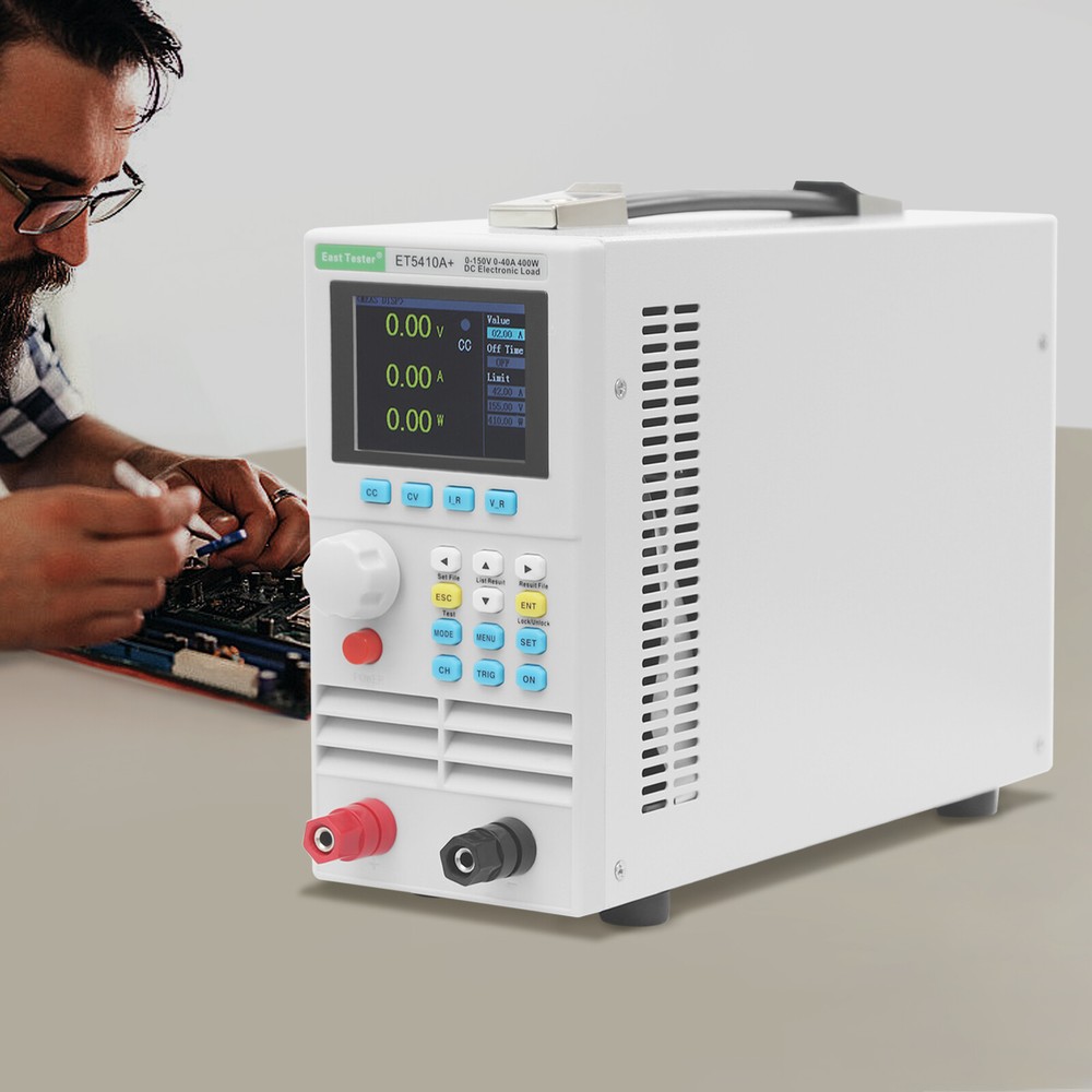 High Precision DC Electronic Load Tester, Single Channel 150V 0-40A, Versatile