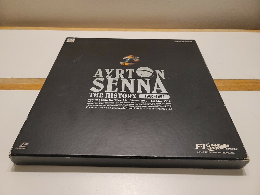 Ayrton Senna The History Laser Disc Version Japan