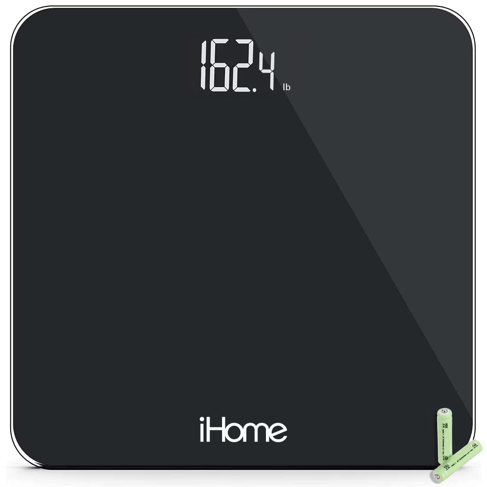 Digital Bathroom Scale 397 lbs Capacity with Fit+ App Sync Health Tracker FSA