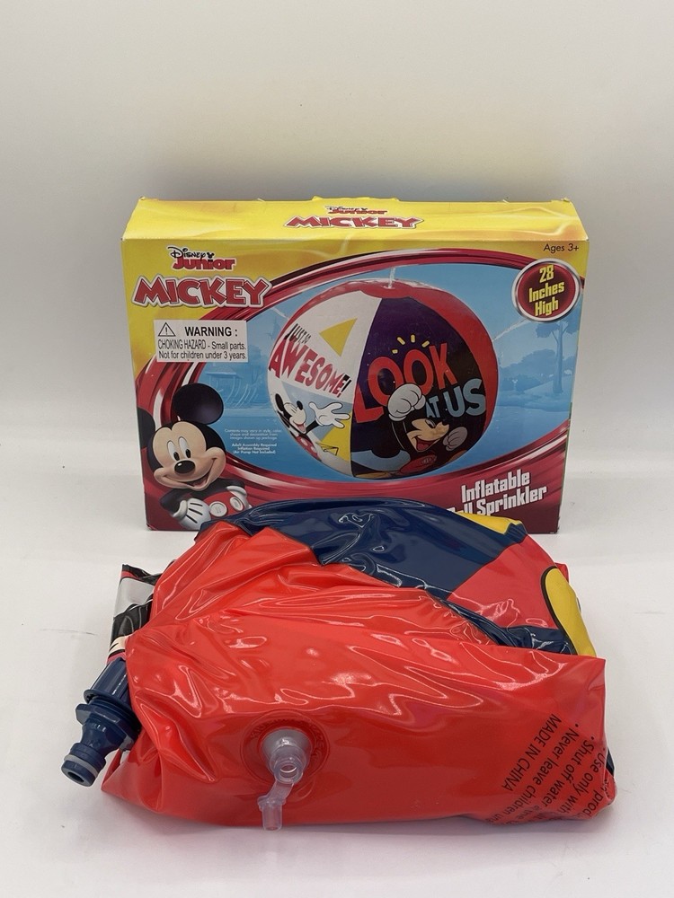 Disney Junior Mickey Mouse Inflatable 28” Water Ball Sprinkler