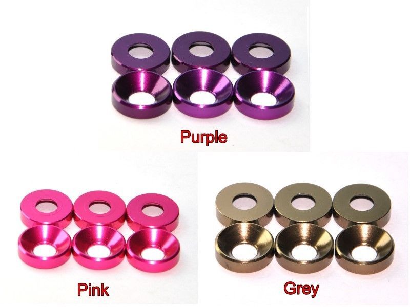2MM 2.5MM M3 M4 M5 Aluminum Countersink Washer Flat Head Screw Bolt