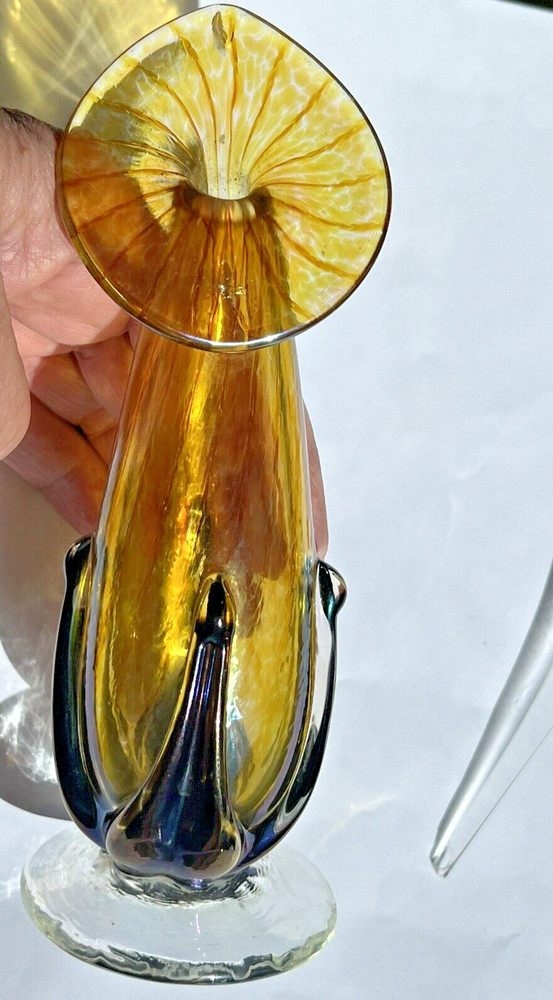 Ron Mynatt 2008 Iridescent Lily Perfume Bottle