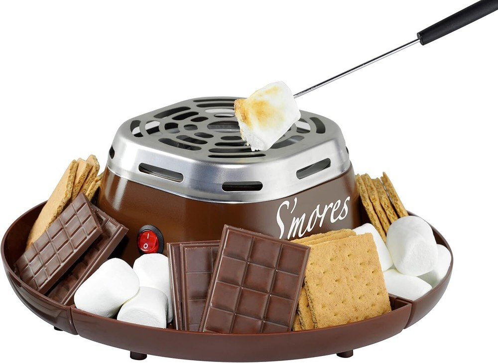 Electric Marshmallow Maker - with Marshmallow Roasting Stick and 4 Trays