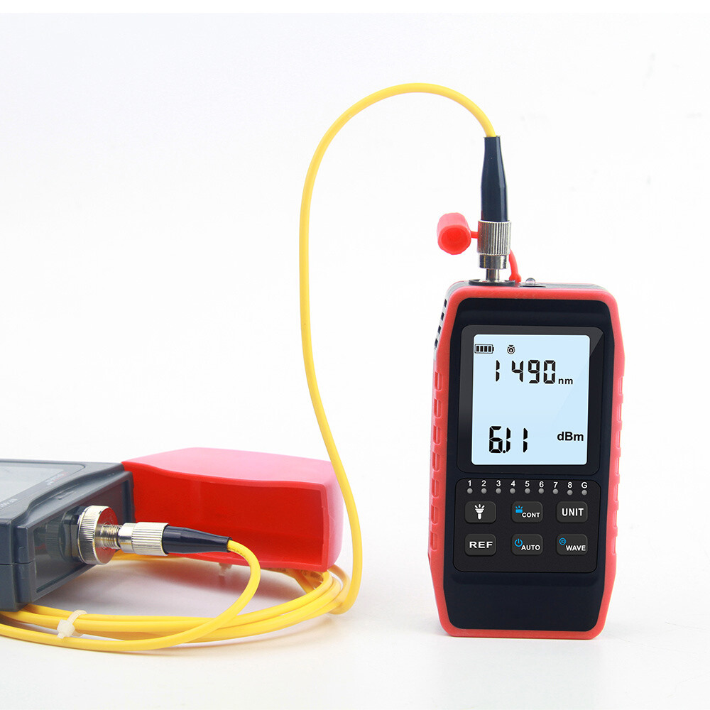 VXSCAN NF-908 MINI Optical Power Meter RJ45 Network Test LED Lighting