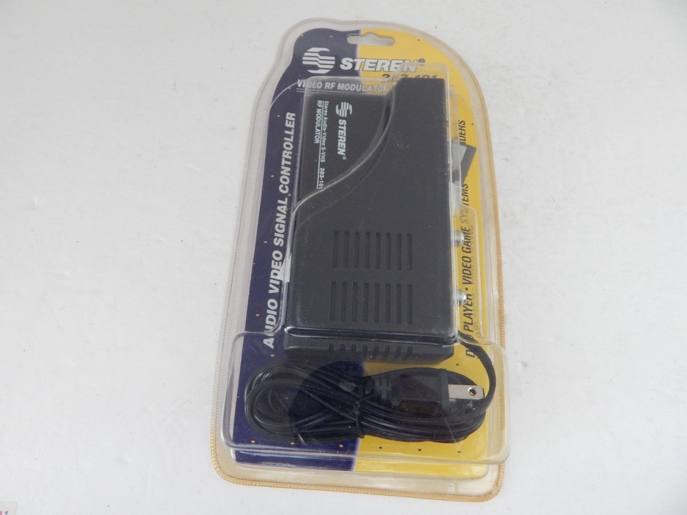 Steren 203-101 Video RF Modulator Channels 3&4 Signal Controller. New