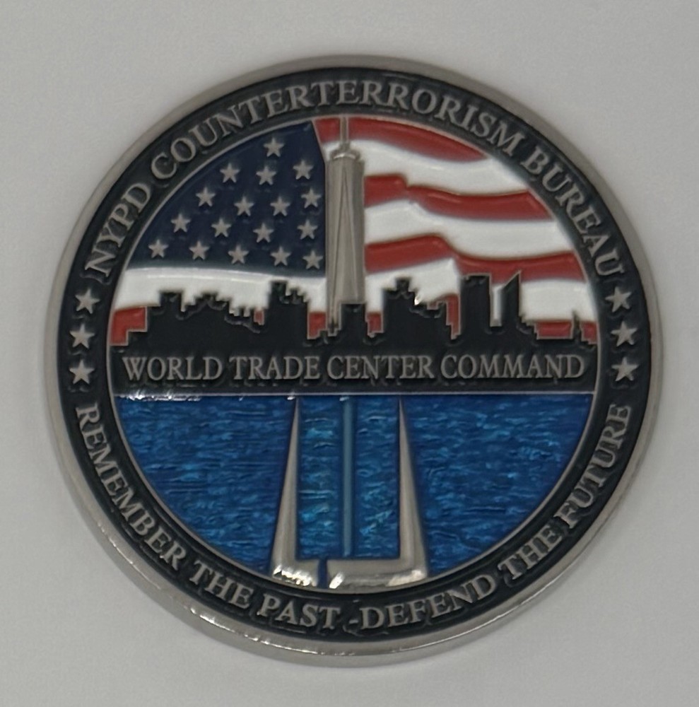 NYPD Counterterrorism Bureau World Trade Center Command Challenge Coin