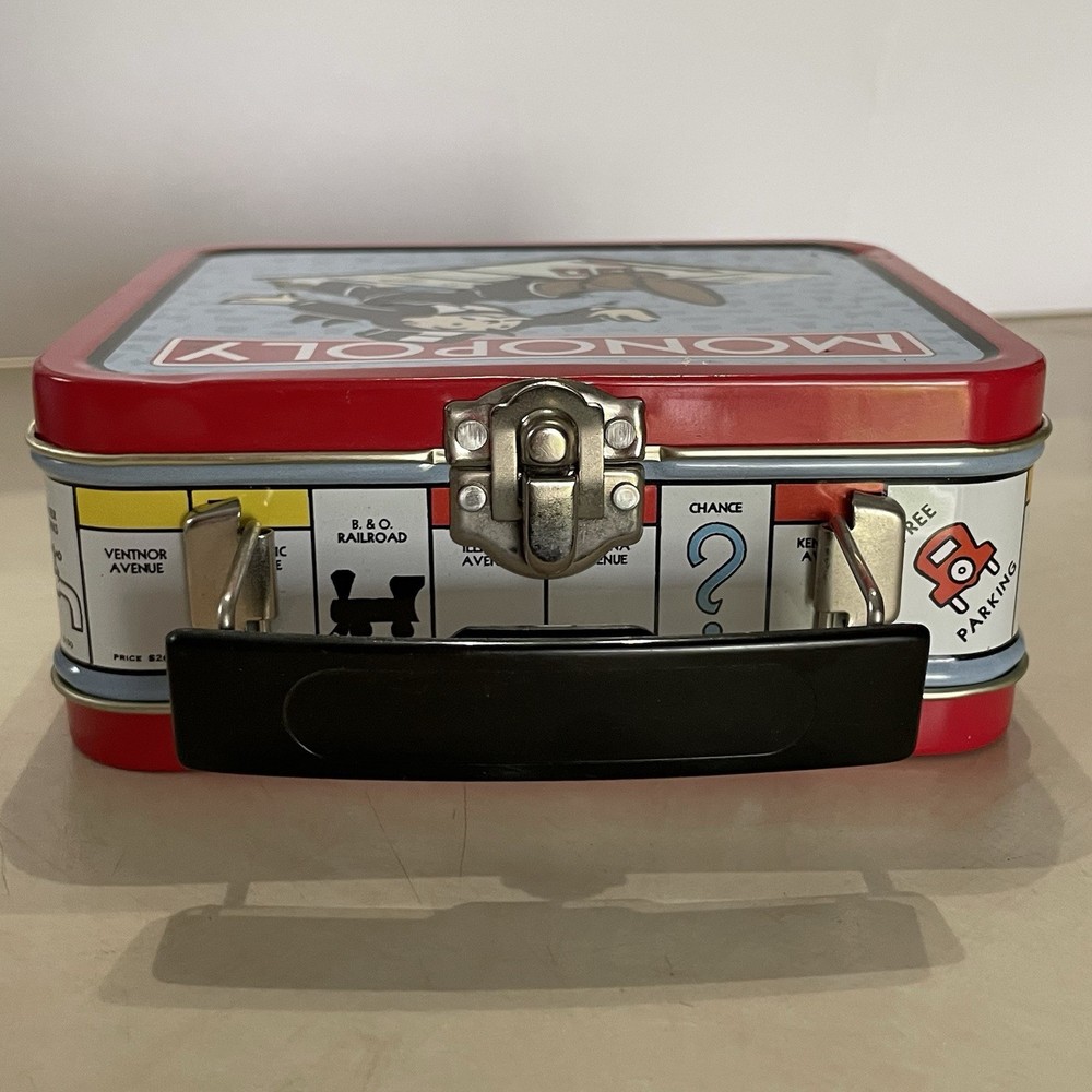 Monopoly 5.5" Tin Vintage Mini Lunch Box Hasbro * 2000