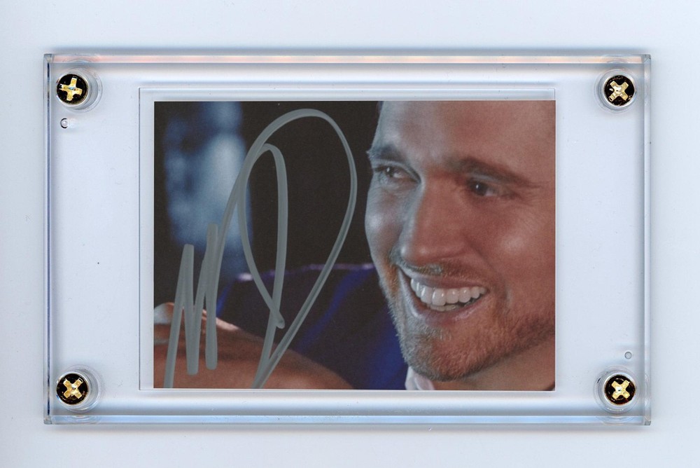 Michael Bublé Autographed Trading Card Sized Signed Cut ACOA