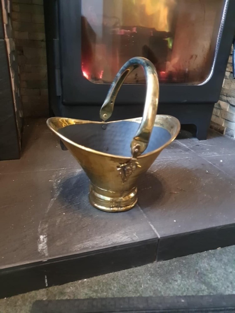 Small Beautiful solid Brass Coal Scuttle Bucket
