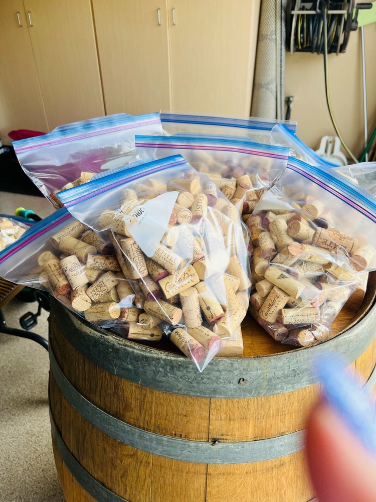 100 Used Wine Bottle Corks