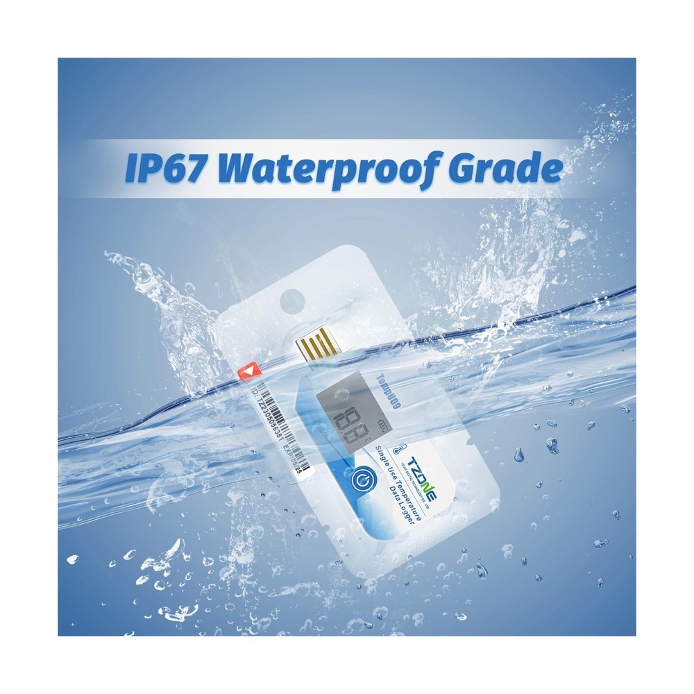 USB Temperature Data Logger with Auto PDF&CSV Report 5 Packs,Digital Thermome...