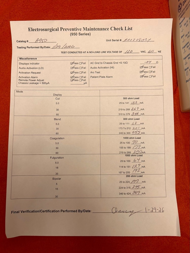 Bovie A950 Electrosurgical Generator